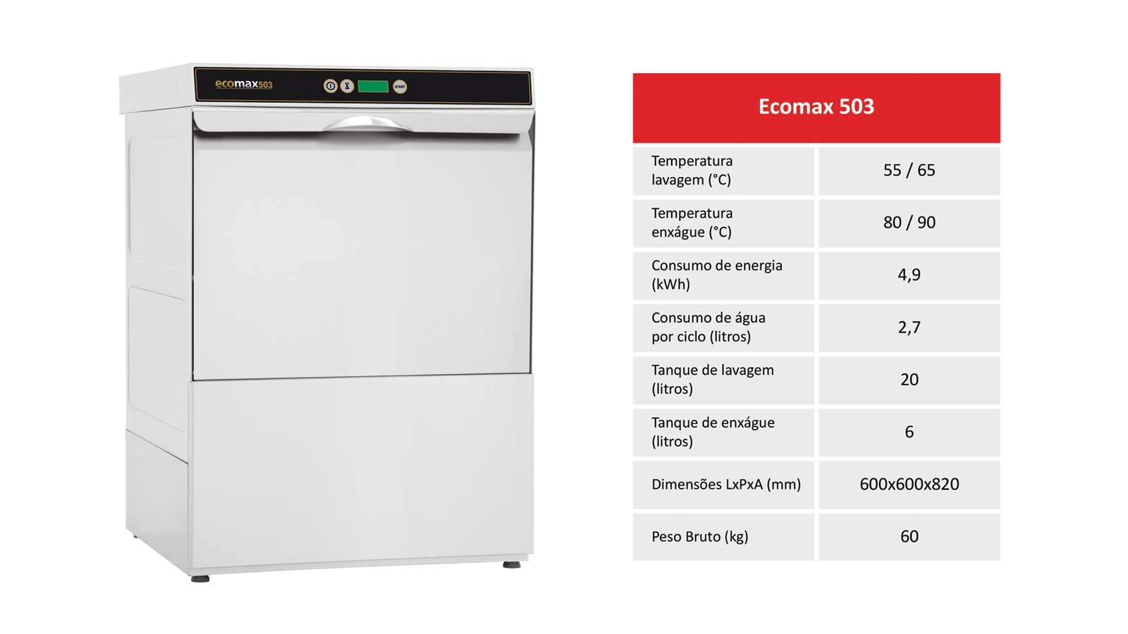 Lava-louça Ecomax 503